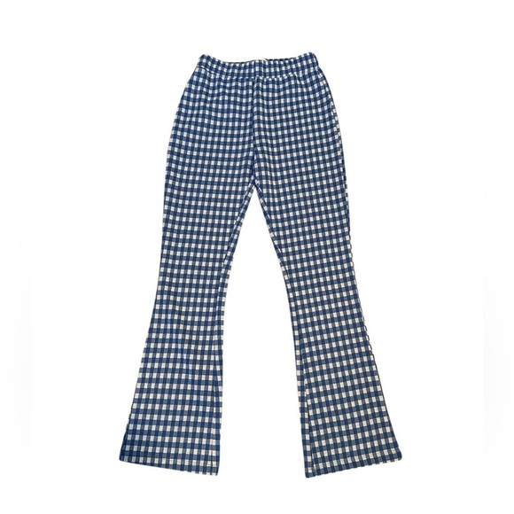 Urban Outfitters Black & Blue Checkered Pants Size Small - Picture 2 of 9